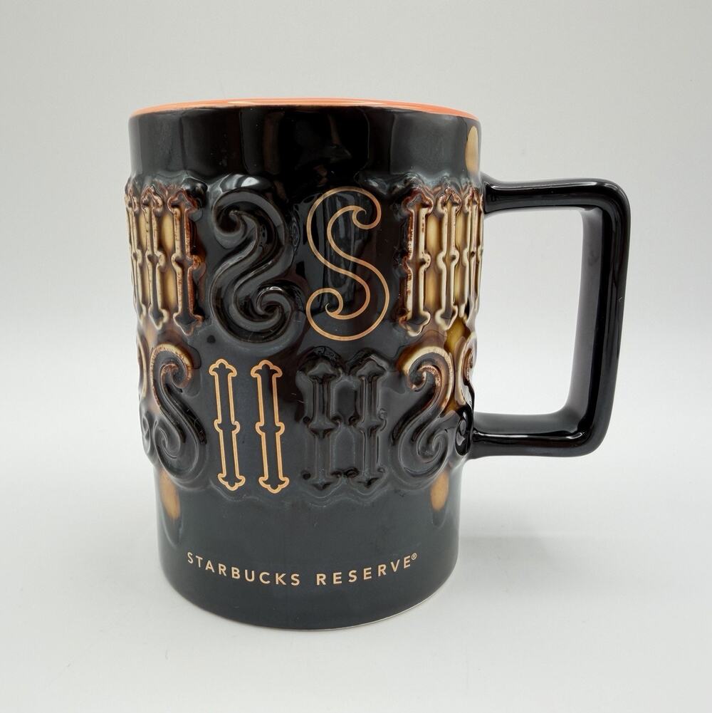 Starbucks Reserve 2024 SHANGHAI 14oz Stoneware Coffee Mug 4.5” China Roastery